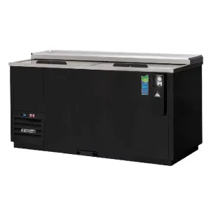 Everest - EGC65 Commercial 64 Solid Slide Lid Glass & Plate Chiller