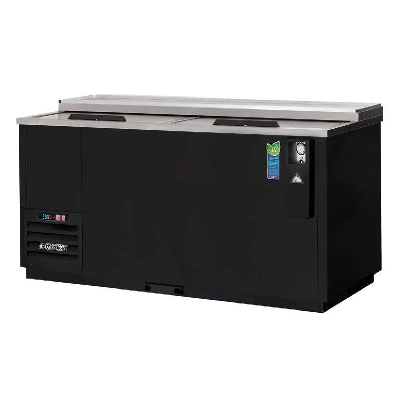 Everest - EGC65 Commercial 64 Solid Slide Lid Glass & Plate Chiller