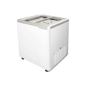 Excellence Industries - EURO-8HC. 33 Commercial Flat Top Glass Door Display Freezer 7.5 cu. ft.