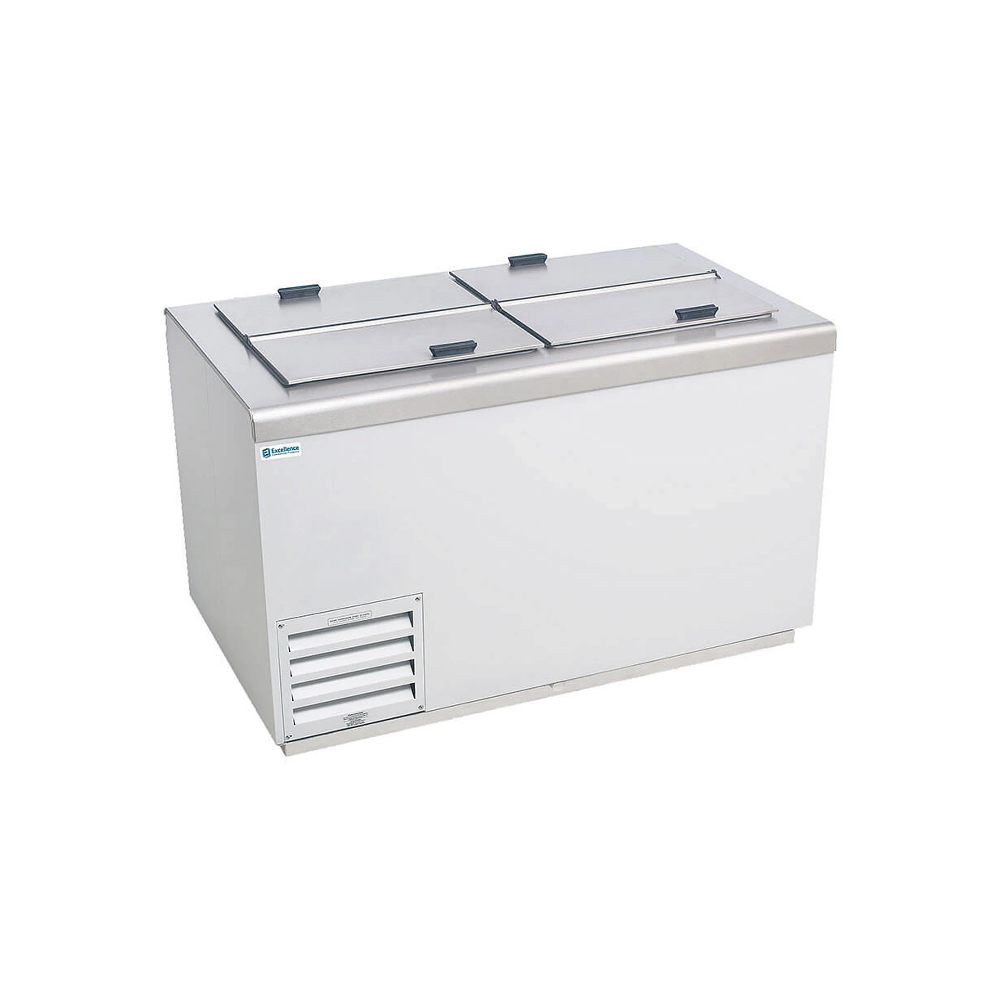 Excellence Industries - HFF-8HC. 54 Commercial 19 Tub Flip Top Ice Cream Dipping Cabinet White