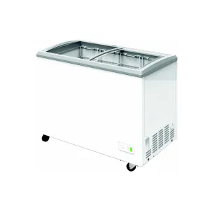 Excellence Industries - VBN-3. 29 Commercial Dual Temperature Curve Glass Door Display Freezer 4 cu. ft.