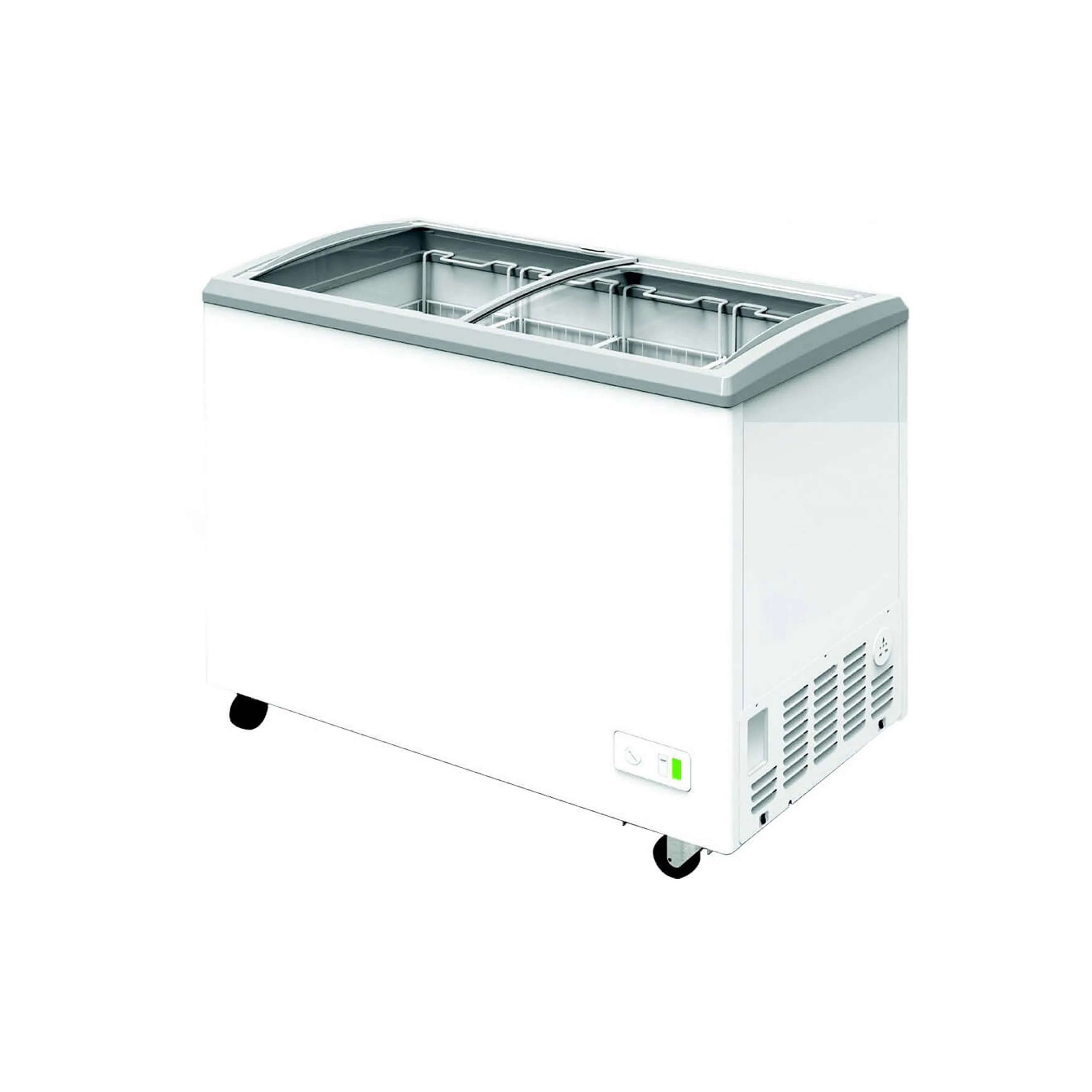 Excellence Industries - VBN-3D.  29 Commercial Dual Temperature Curve Glass Door Display Freezer 4 cu. ft.