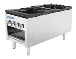 Gk & Radiance - TASP-18-D . Double Stock Pot. 3 Ring Burner