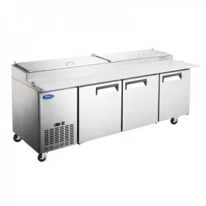 Grista - GRPZ-3D. Pizza Prep Table E Series 3 Door