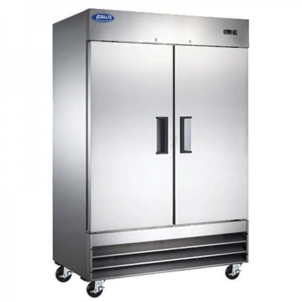 Grista - GRRF-2D. Reach-In Refrigerator - 2 Door. 48 Cu. Ft.. 54 In