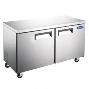 Grista - GRUCFZ-48. Undercounter Freezer - 2 Door. 12 Cu. Ft.. 48 In