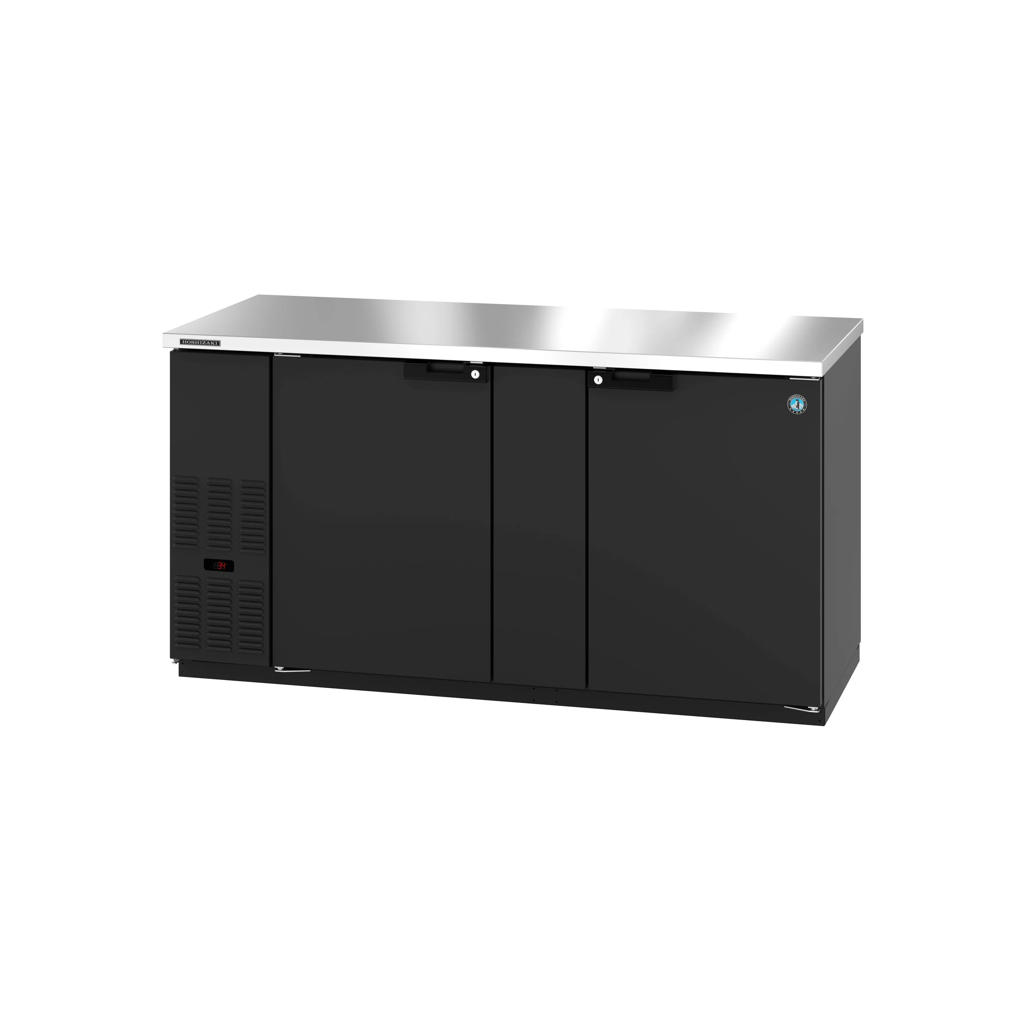 Hoshizaki - BB69. Commercial 69.5 Black Back Bar Refrigerator 21.8cu.ft.