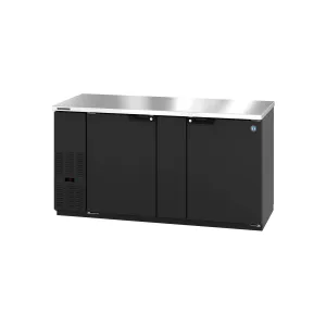 Hoshizaki - BB69. Commercial 69.5 Black Back Bar Refrigerator 21.8cu.ft.