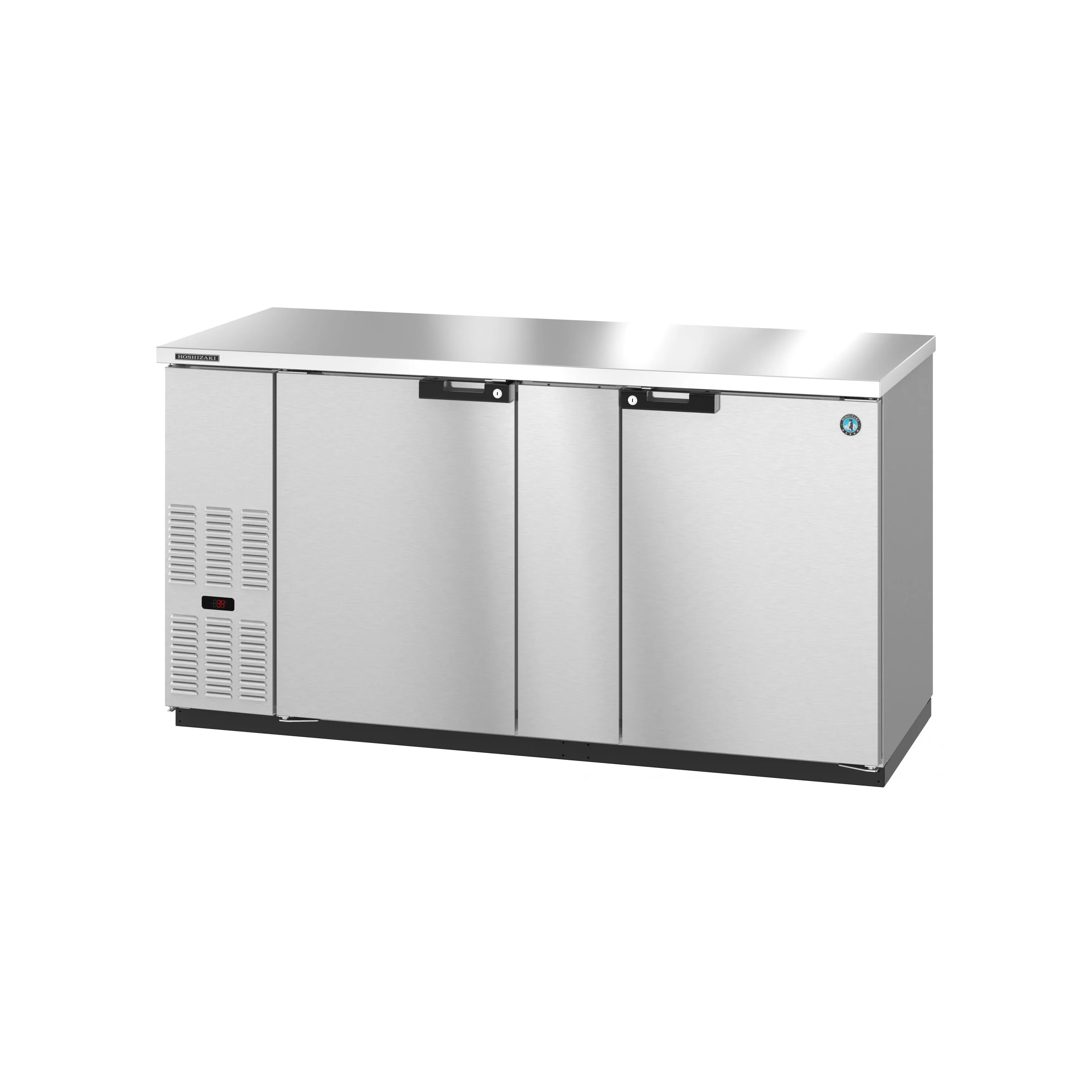 Hoshizaki - BB69-S. Commercial 69.5 Stainless Steel Back Bar Refrigerator 21.8cu.ft.