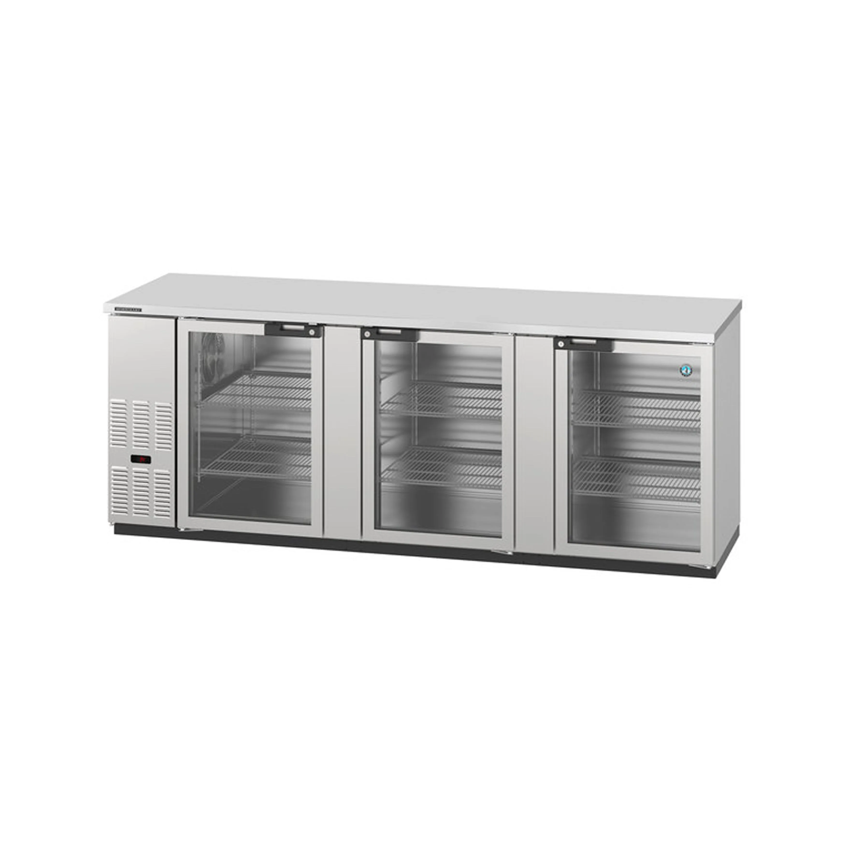 Hoshizaki - BB95-G-S. Commercial 95.5 Stainless Steel Glass Door Back Bar Refrigerator 32.53cu.ft.