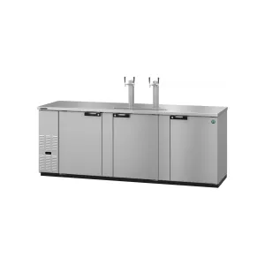 Hoshizaki - DD95-S. Commercial 95.5 Stainless Steel Double Tap Kegerator Beer Dispenser - (5) 1/2 Keg Capacity 32.53cu.ft.