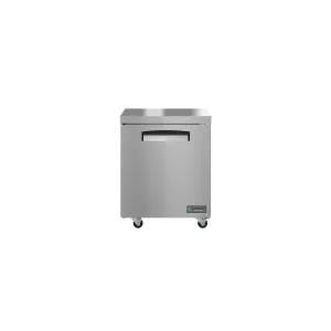 Hoshizaki - EUF27A. Commercial 27 Single Section Undercounter Freezer Stainless Door 6.33cu.ft.