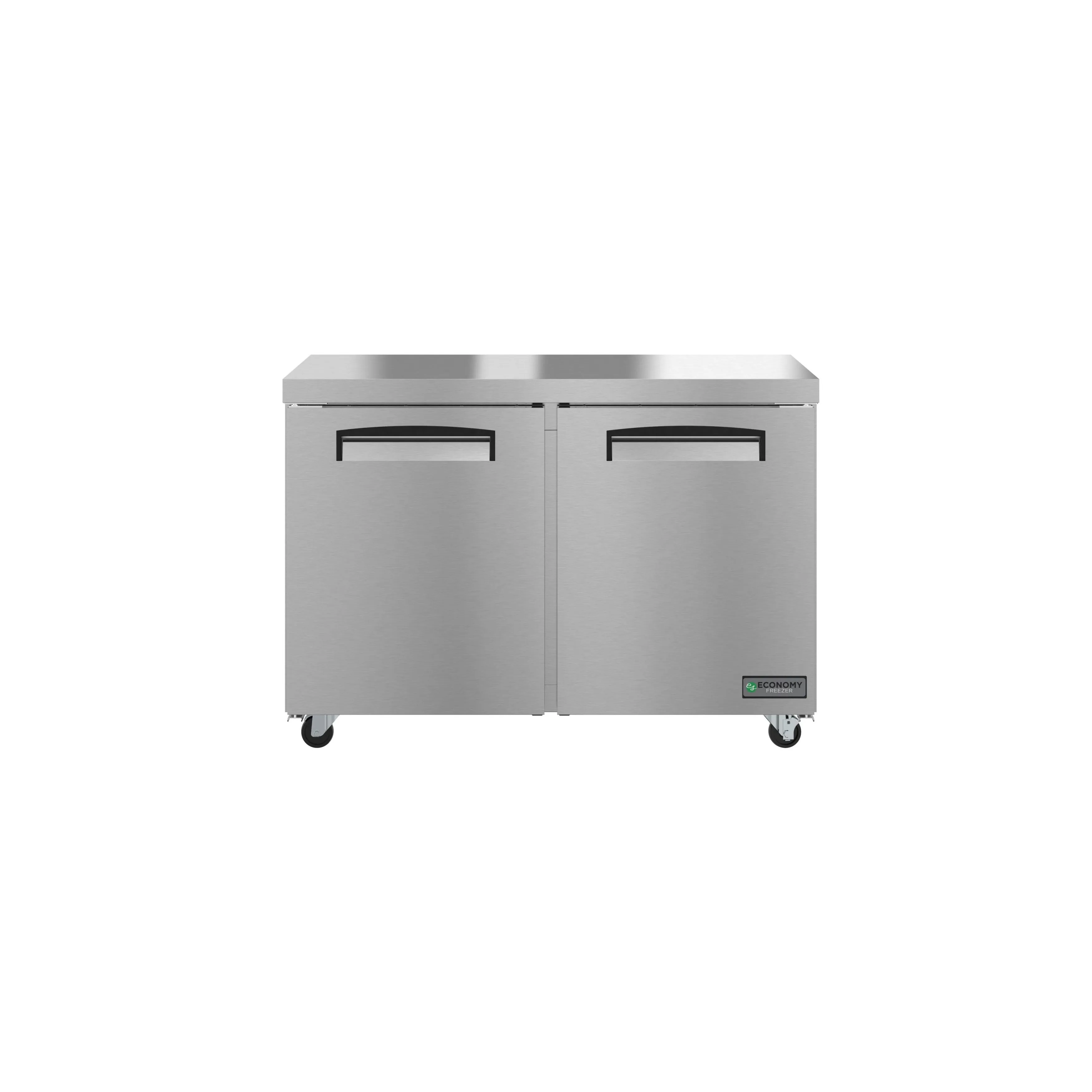 Hoshizaki - EUR48A. Commercial 47.75 Two Section Undercounter Refrigerator Stainless Doors 12.9cu.ft.
