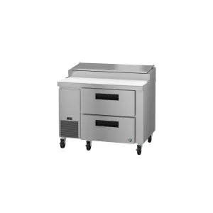 Hoshizaki - PR46B-D2. Commercial Single Section Pizza Prep Table Refrigerator Stainless Drawers 11.23cu.ft.