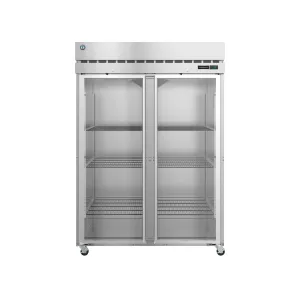 Hoshizaki - R2A-FG. Commercial 55 Glass Door Reach-In Refrigerator Two Section 50.37cu.ft.