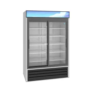 Hoshizaki - RM-45-SD-HC. Commercial 51 Sliding Glass Door Refrigerated Merchandiser 38.26cu.ft.