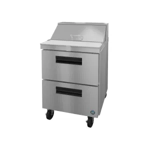 Hoshizaki - SR27B-8D2. Commercial 27 Steelheart Series Sandwich Salad Prep Table Two Drawer Refrigerated 6.22cu.ft.