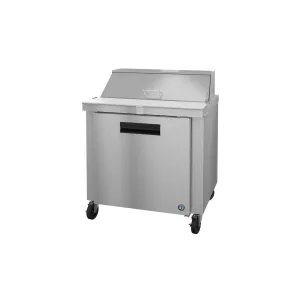 Hoshizaki - SR36B-10. Commercial 36 Steelheart Series Sandwich Salad Prep Table Refrigerated One Door
