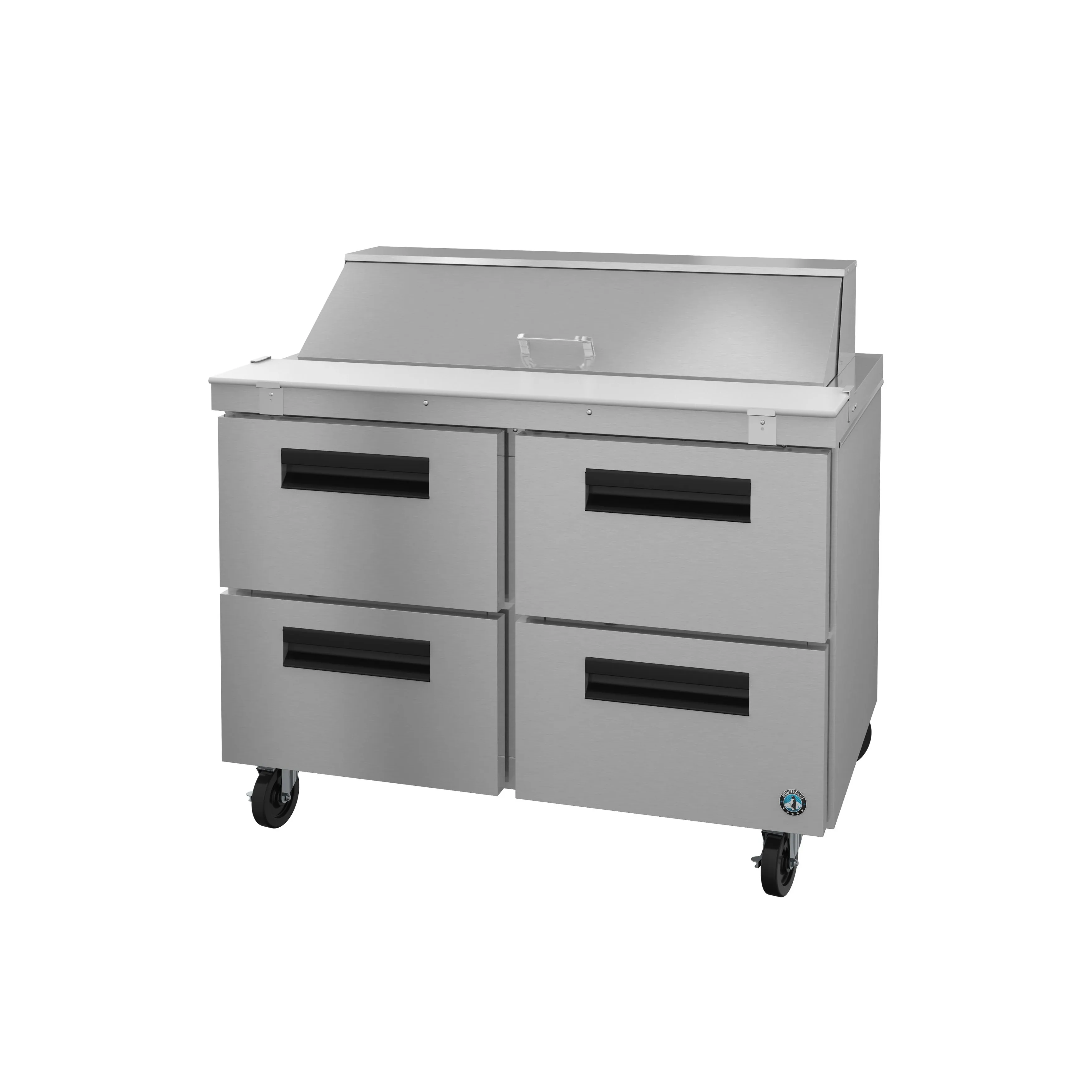 Hoshizaki - SR48B-12D4. Commercial 48 Steelheart B Series Sandwich Prep Table Refrigerated 4 Drawer 12cu.ft.