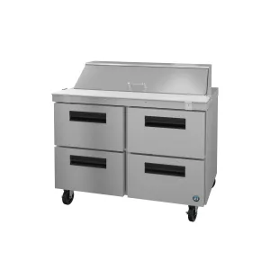 Hoshizaki - SR48B-12D4. Commercial 48 Steelheart B Series Sandwich Prep Table Refrigerated 4 Drawer 12cu.ft.
