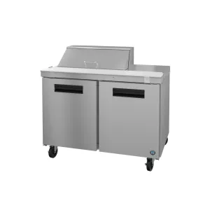Hoshizaki - SR48B-8. Commercial 48 Steelheart B Series Sandwich Prep Table Refrigerated 2 Door