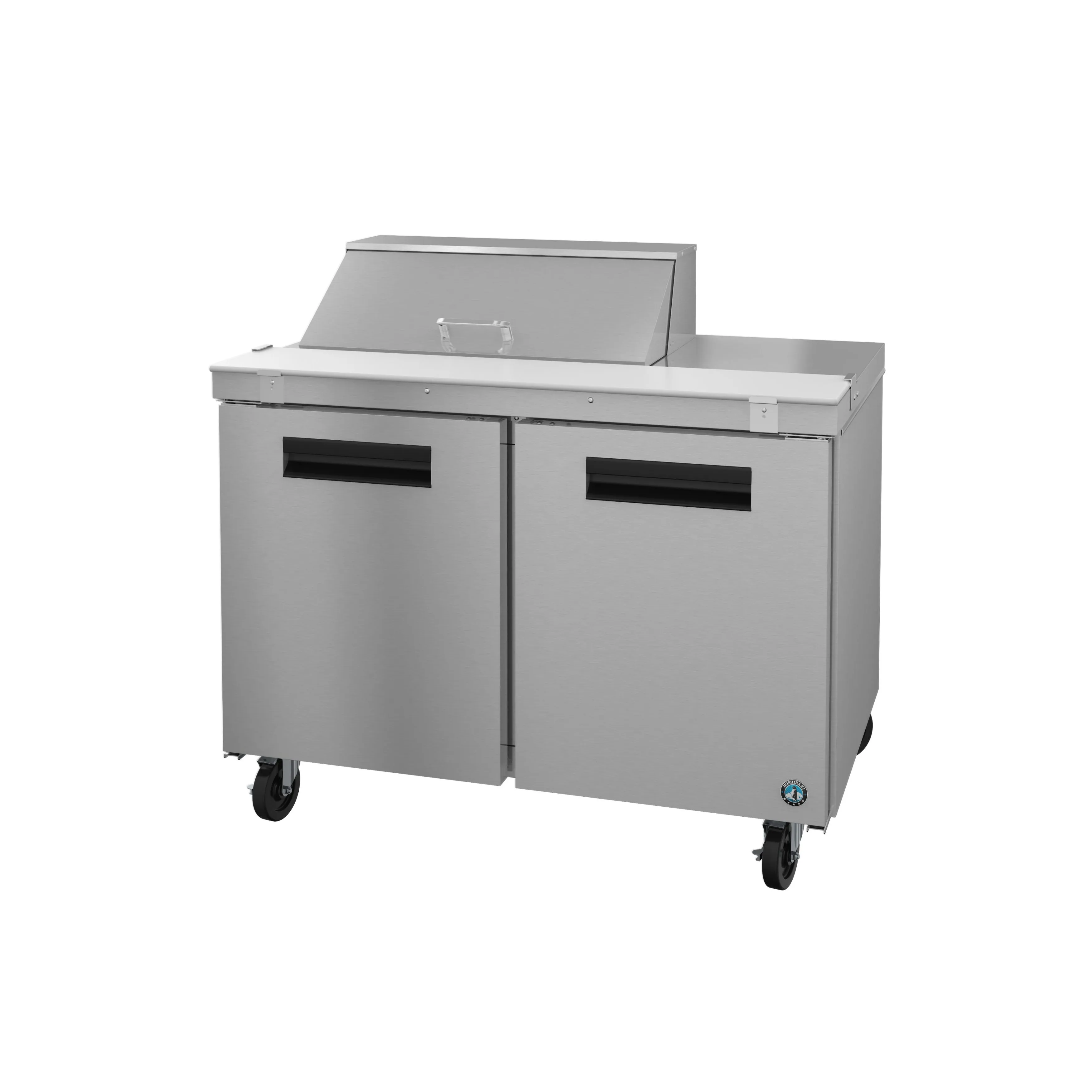 Hoshizaki - SR48B-8. Commercial 48 Steelheart B Series Sandwich Prep Table Refrigerated 2 Door