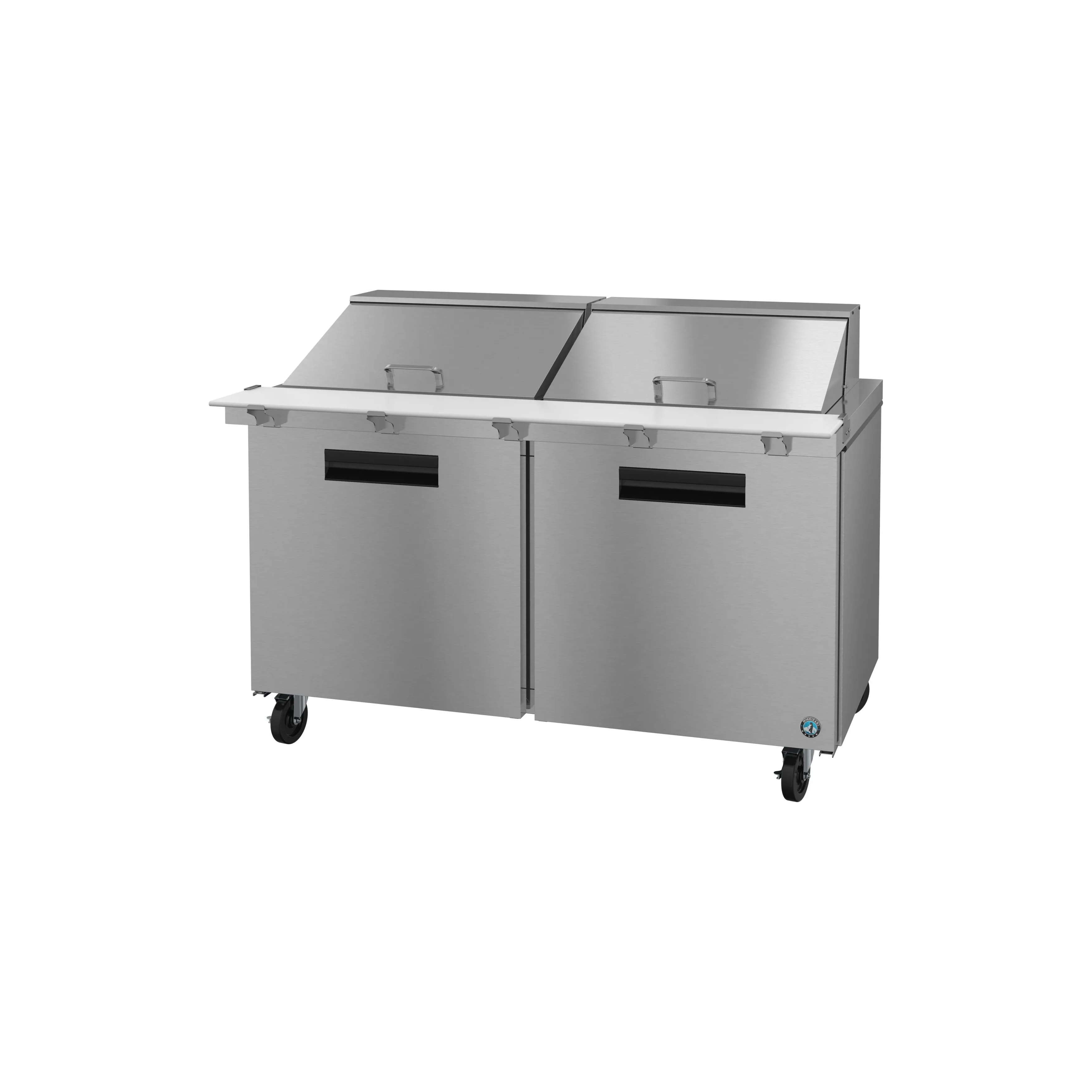 Hoshizaki - SR60B-24M. Commercial 60 Two Section Mega Top Prep Table. Stainless Doors 14.8cu.ft.