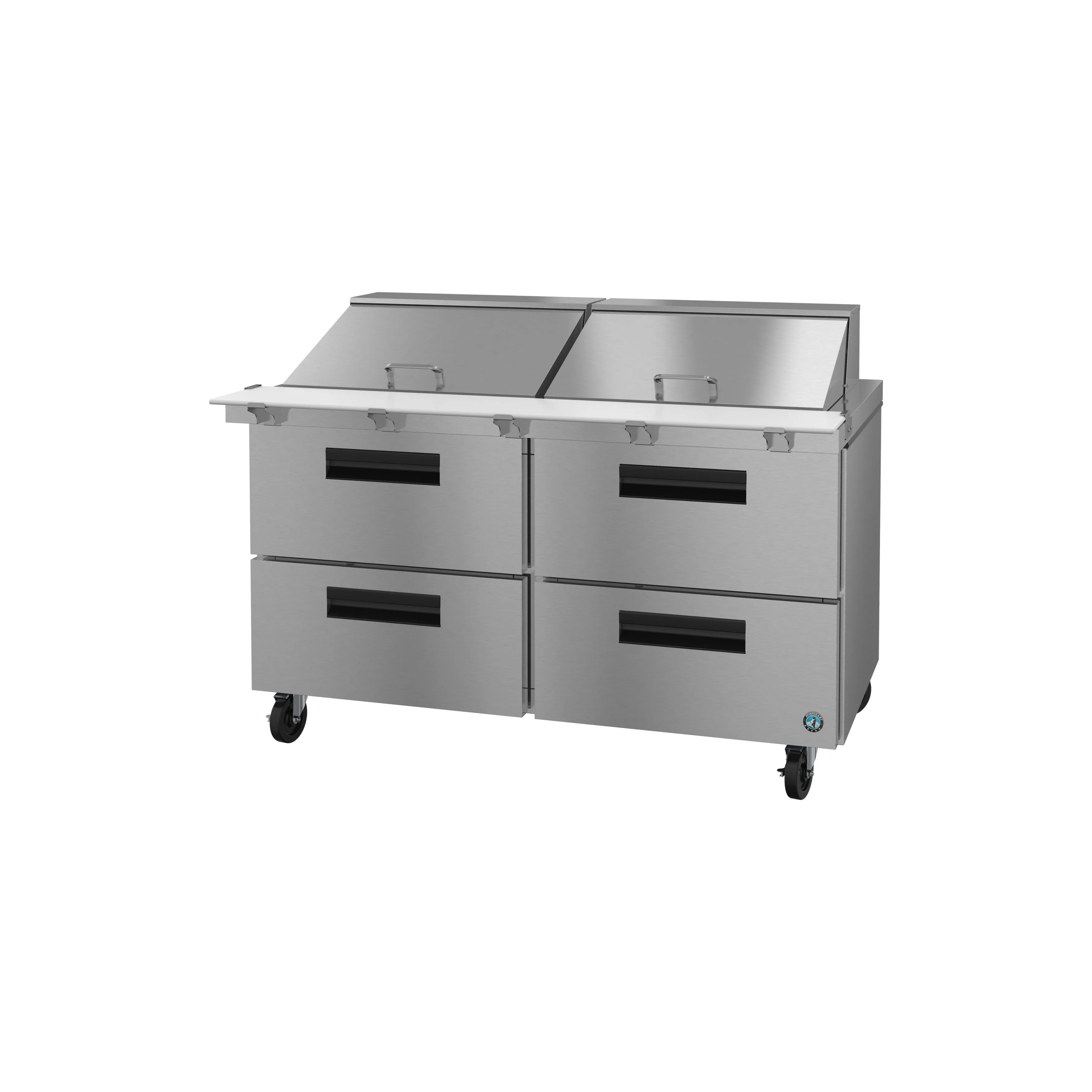 Hoshizaki - SR60B-24MD2. Commercial 60 Two Section Mega Top Prep Table Refrigerator Drawer Door Combo 14.8cu.ft.