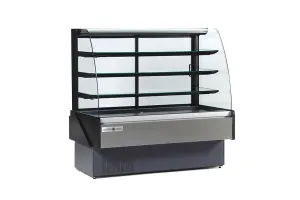 Hydra Kool - KBD-CG-50-D. 50 Curved Glass Bakery Deli Case Non-refrigerated