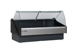 Hydra Kool - KFM-CG-80-R. 80 Curved Glass Deli Case For Fresh Meat Remote