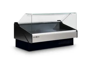 Hydra Kool - KFM-FG-100-S. 100 Flat Glass Deli Case For Fresh Meat Self Contained
