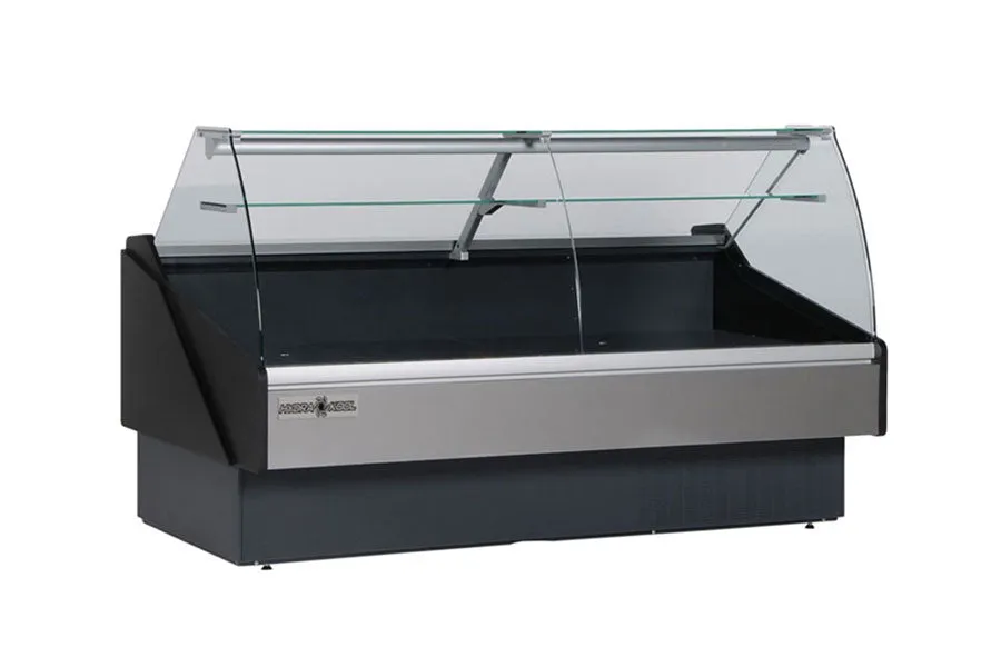 Hydra Kool - KPM-CG-100-S. 100 Curved Glass Deli Case Designed for Deli Products and Packaged Meat