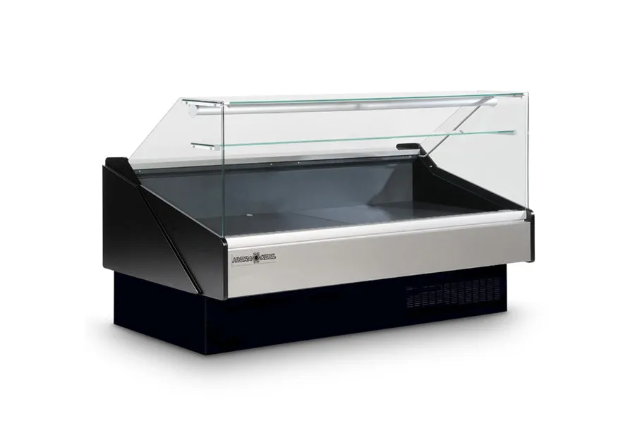 Hydra Kool - KPM-FG-100-R. 100 Flat Glass Deli Case Designed for Deli Products and Packaged Meat Remote