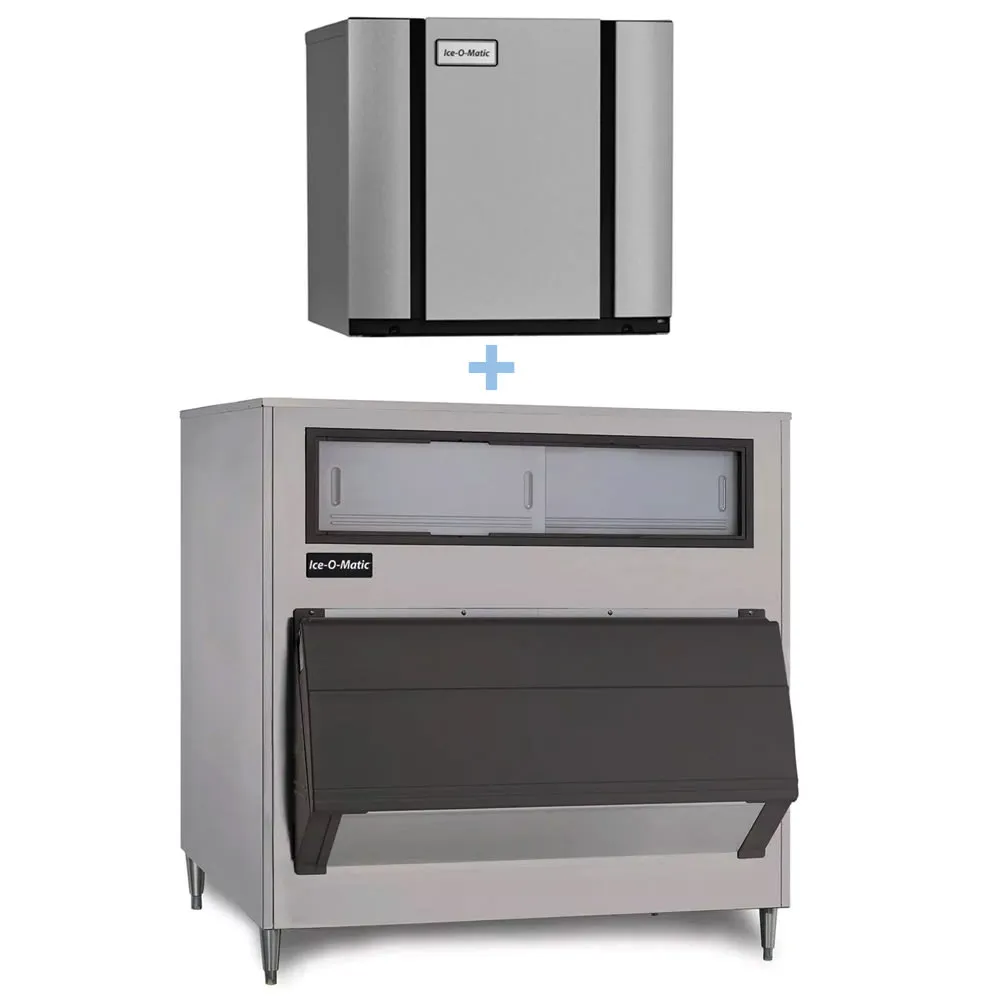 Ice-O-Matic - CIM0320FA/B1300-48 Commercial 313 lb Full Cube Ice Maker w/ Bin - 1320 lb Storage. Air Cooled. 115v