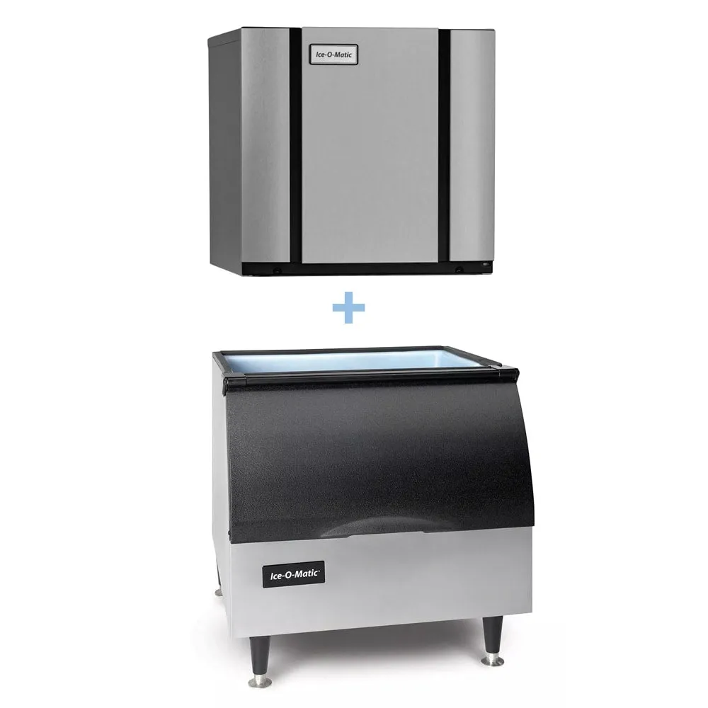 Ice-O-Matic - CIM0320FA/B25PP Commercial 313 lb Full Cube Ice Maker w/ Bin - 242 lb Storage. Air Cooled. 115v