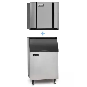 Ice-O-Matic CIM0836FA/B55PS 896 lb Full Cube Ice Maker w/ Bin - 510 lb Storage. Air Cooled. 208-230v/1ph