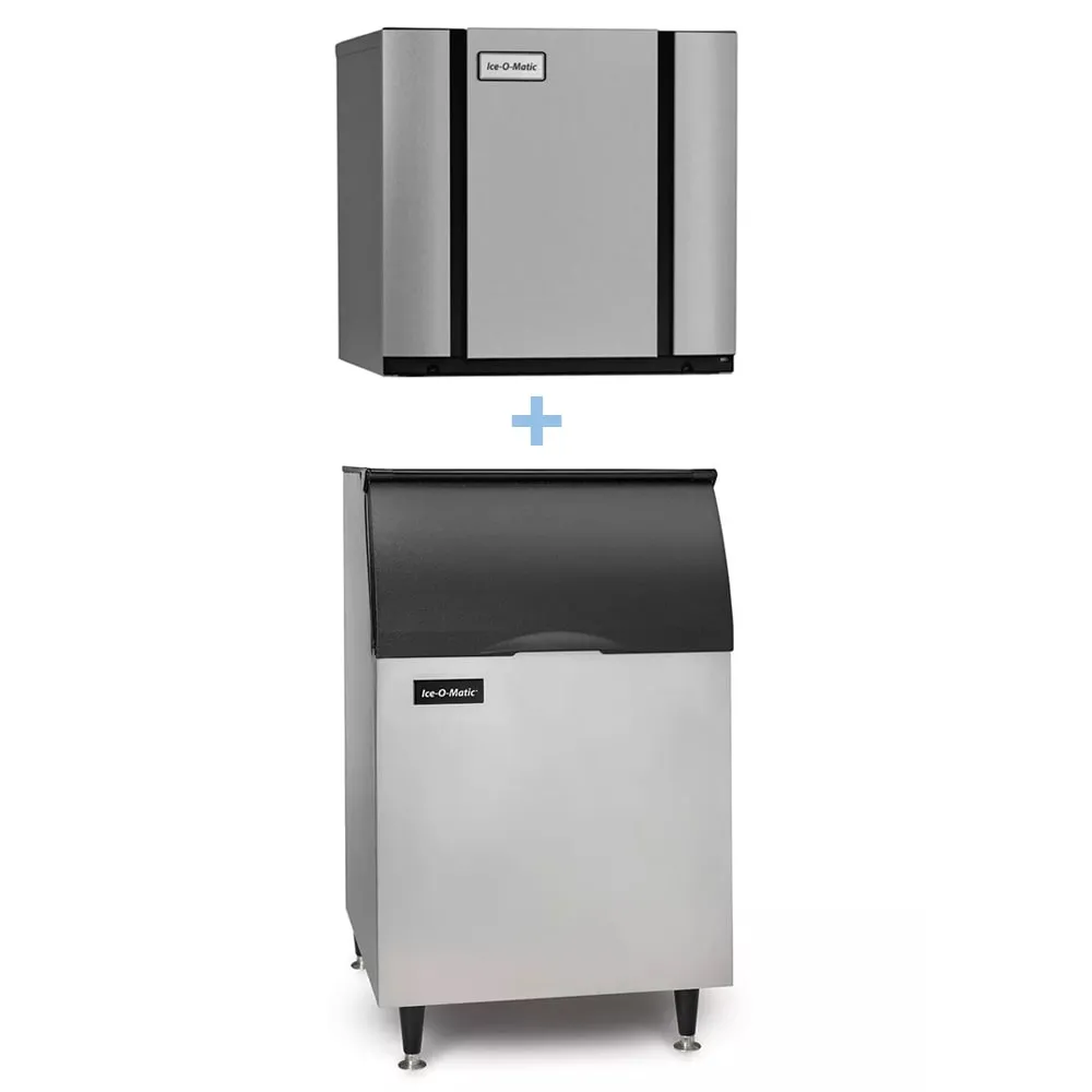 Ice-O-Matic CIM0836FA/B55PS 896 lb Full Cube Ice Maker w/ Bin - 510 lb Storage. Air Cooled. 208-230v/1ph