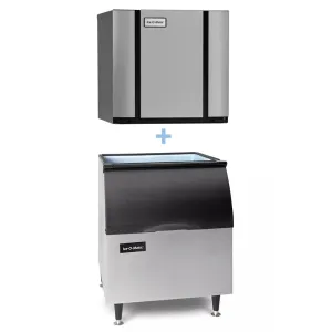 Ice-O-Matic CIM1136FA/B40PS 932 lb Full Cube Ice Maker w/ Bin - 344 lb Storage. Air Cooled. 208-230v/1ph
