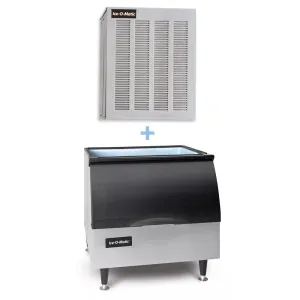 Ice-O-Matic GEM0450A/B25PP 464 lb Nugget Ice Maker w/ Bin - 242 lb Storage. Air Cooled. 115v