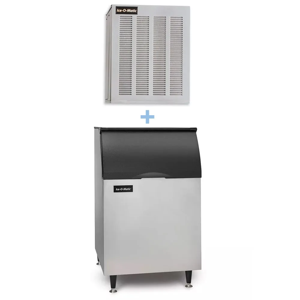 Ice-O-Matic GEM0450A/B55PS 464 lb Nugget Ice Maker w/ Bin - 510 lb Storage. Air Cooled. 115v