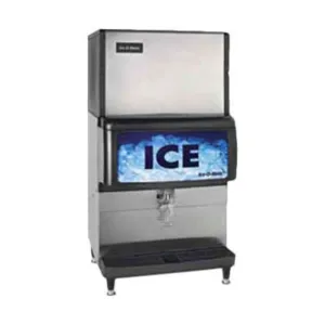 Ice-O-Matic IOD200 Countertop Cube or Nugget Ice Dispenser - 200 lb Storage. Cup Fill. 115v