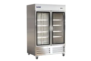 IKON - IB54RG. 54 Double Glass Door Bottom Mount Refrigerator