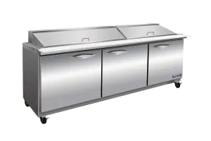 IKON - ISP72M. 72 Triple Door Megatop Sandwich Prep Table