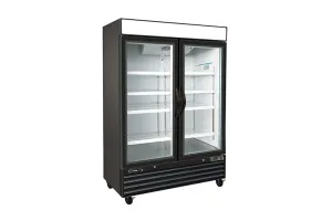 Kool-It - KGF-48. 48 Double Glass Door Freezer With 48 cu.ft Capacity