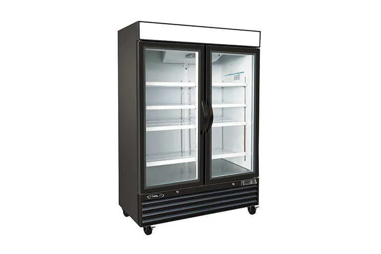 Kool-It - KGF-48. 48 Double Glass Door Freezer With 48 cu.ft Capacity