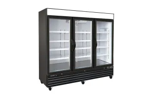 Kool-It - KGF-72 DV. 72 Triple Glass Door Freezer With 72 cu.ft Capacity