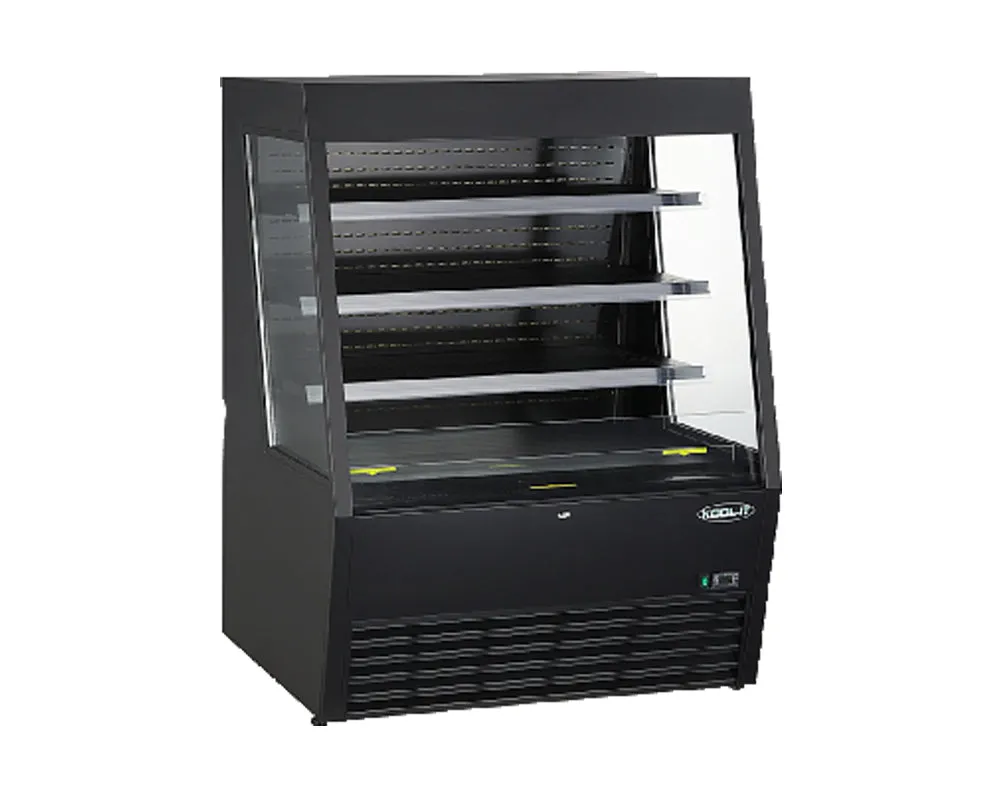 Kool-It - KOM-48XBK. 48 Open Air Merchandiser With 15.7 cu.ft Capacity