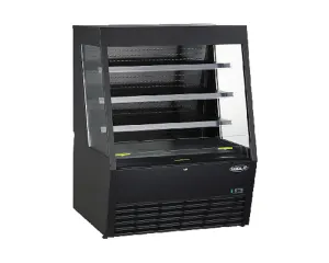 Kool-It - KOM-48XBK. 48 Open Air Merchandiser With 15.7 cu.ft Capacity