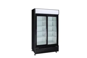 Kool-It - KSM-36. 44 Double Sliding Door Cooler With 31 cu.ft Capacity