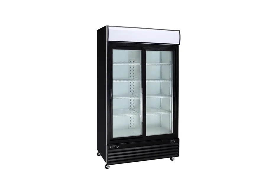 Kool-It - KSM-36. 44 Double Sliding Door Cooler With 31 cu.ft Capacity